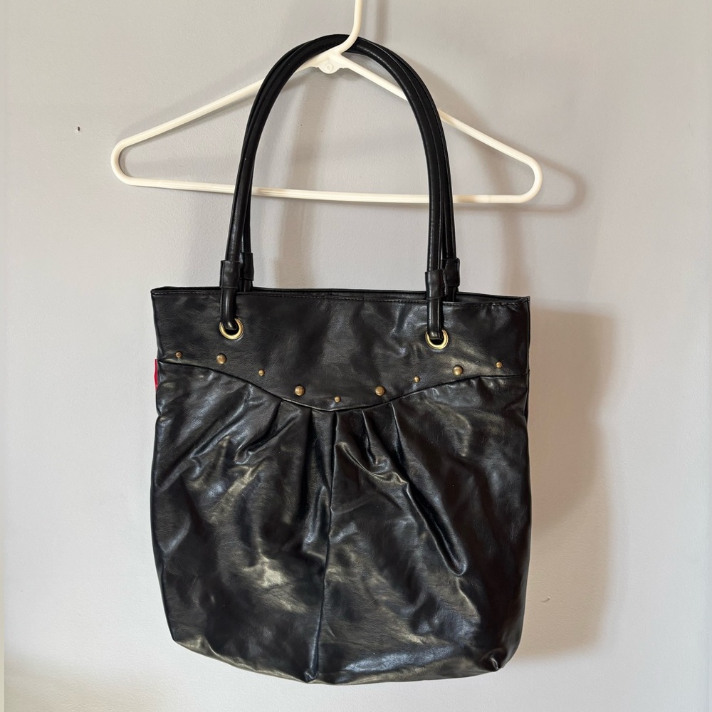 American Eagle Faux Leather Studded Shoulder Bag